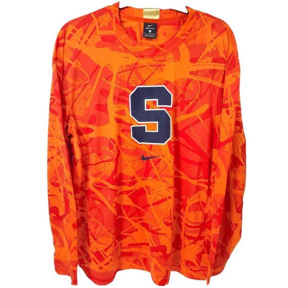 Nike Other - Nike Syracuse Basketball Elite Player Issue Long Sleeve Sz Large CQ0841-891 NWT